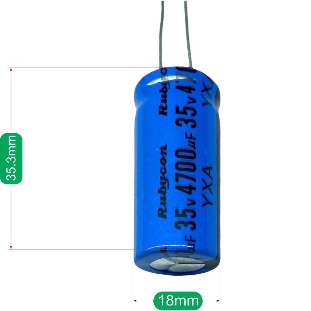 Combo 5 Tụ 4700uF 35V mới - linh kiện điện tử QUỲNH DIỄN