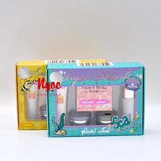 Set Kem Dưỡng Da 5 món Super Blink Thái Lan