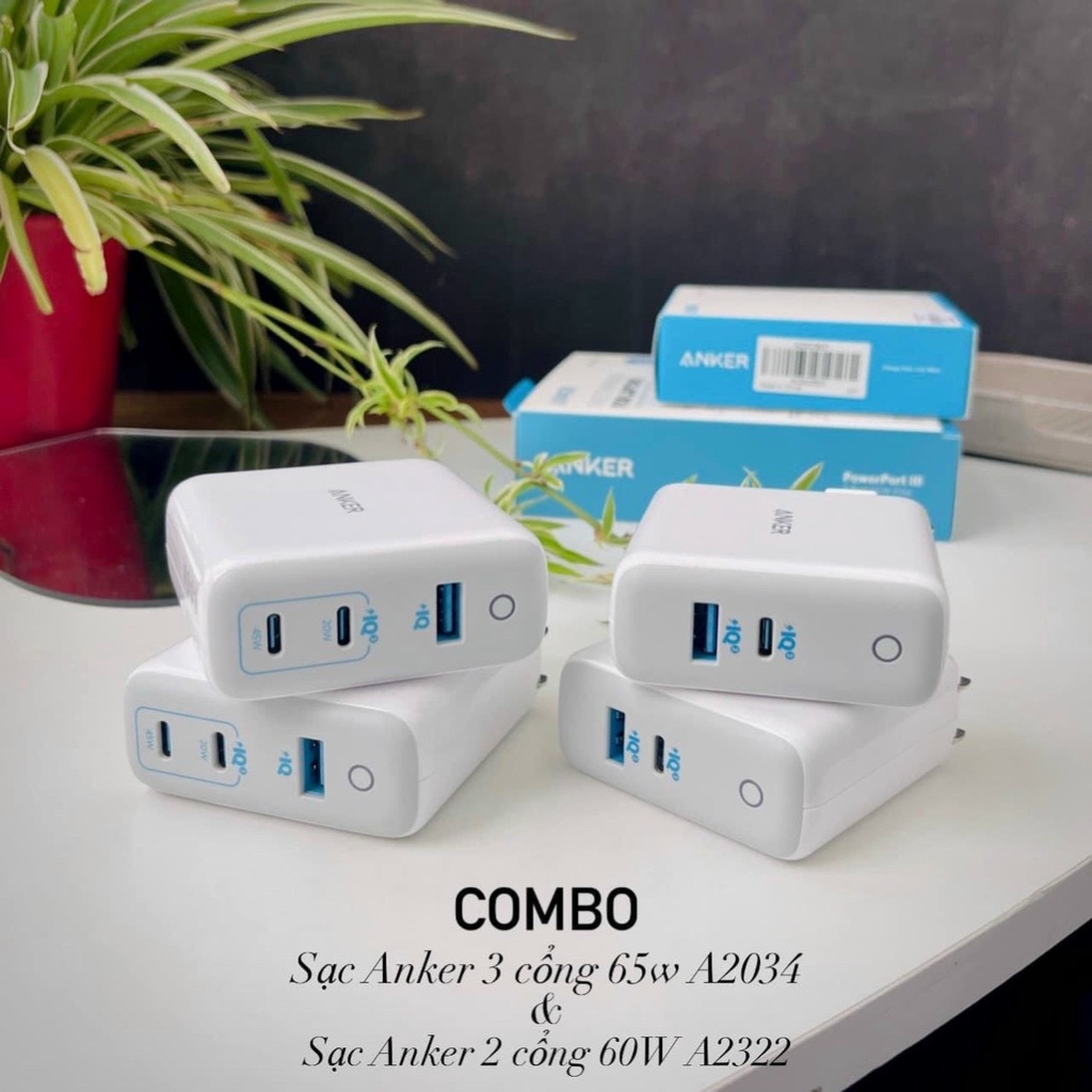 Củ sạc ANKER 60W và 65W