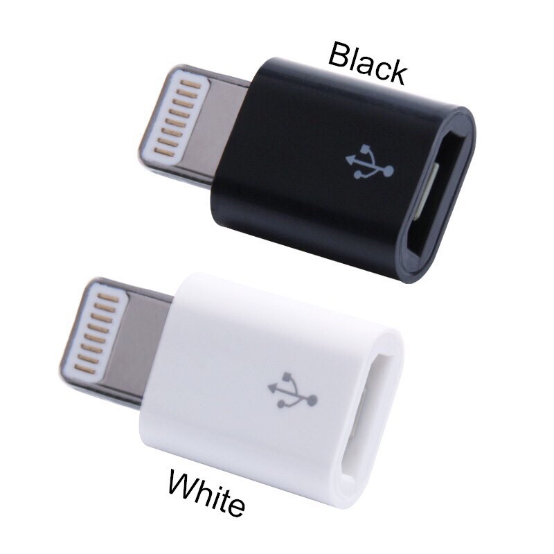 (XẢ Kho) Đầu Chuyển Micro USB Sang Lightning -chân Iphone - 19k