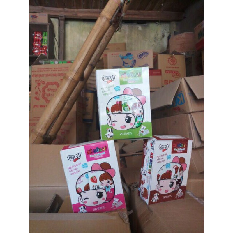 Hộp 20 vỉ kẹo xê sữa
