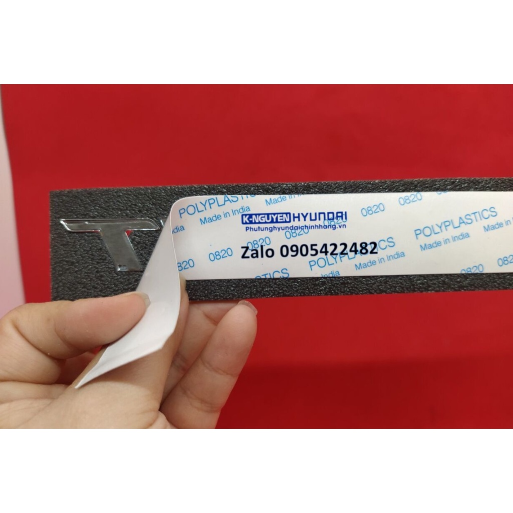 Logo chữ "Accent" dán đuôi xe Hyundai Accent 2021 2022 mới nhất - Mã số: 86311H6500, 863111R000