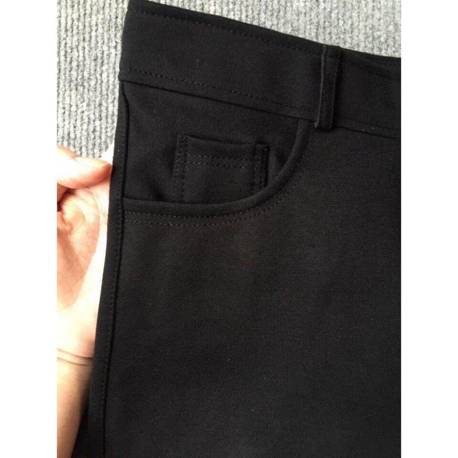 [Hàng đẹp] Quần Legging cạp khóa thật chất dày dặn, tôn dáng, có size lớn đến 75kg Q2B02