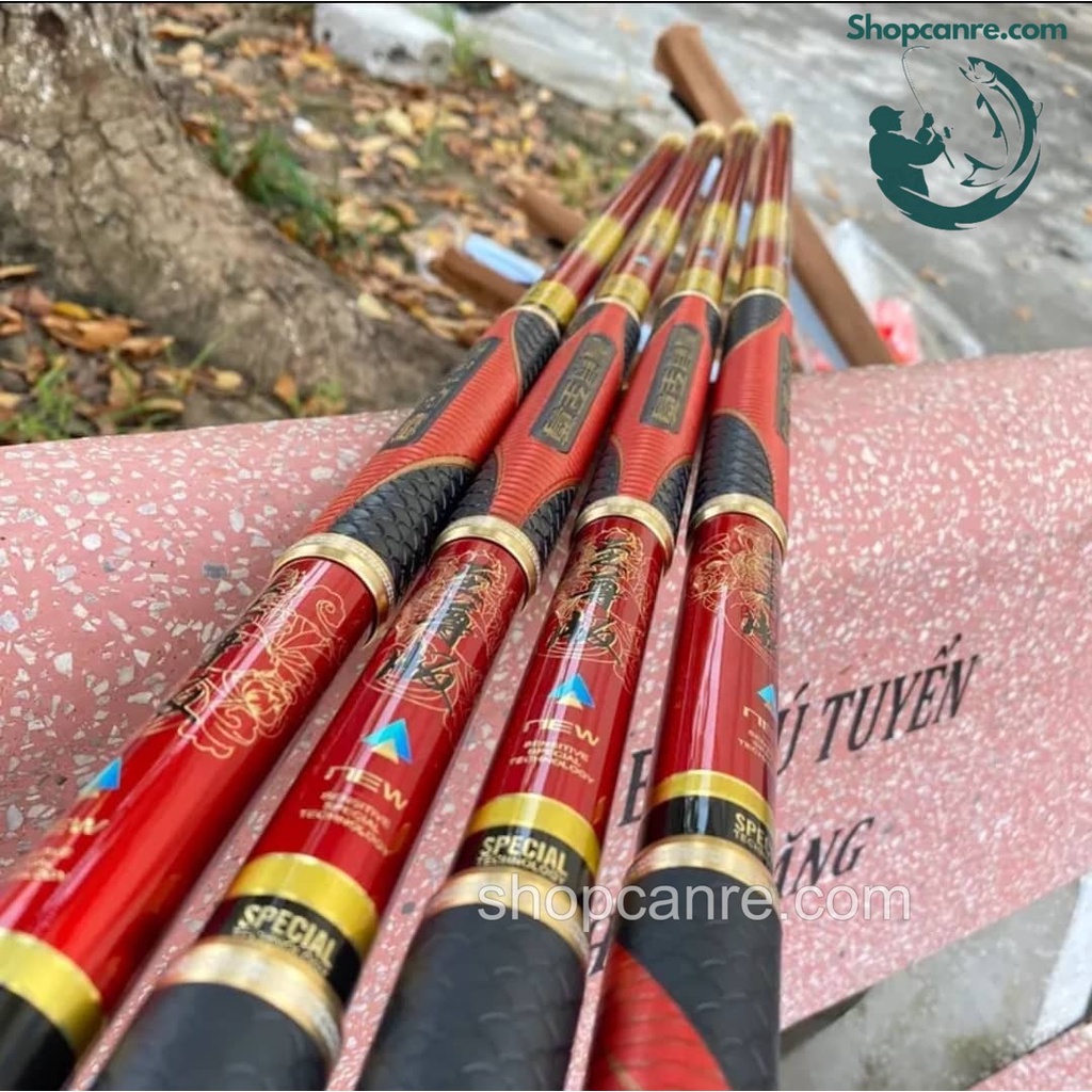 Cần câu cá Tầm Xanh TH 6 đỏ