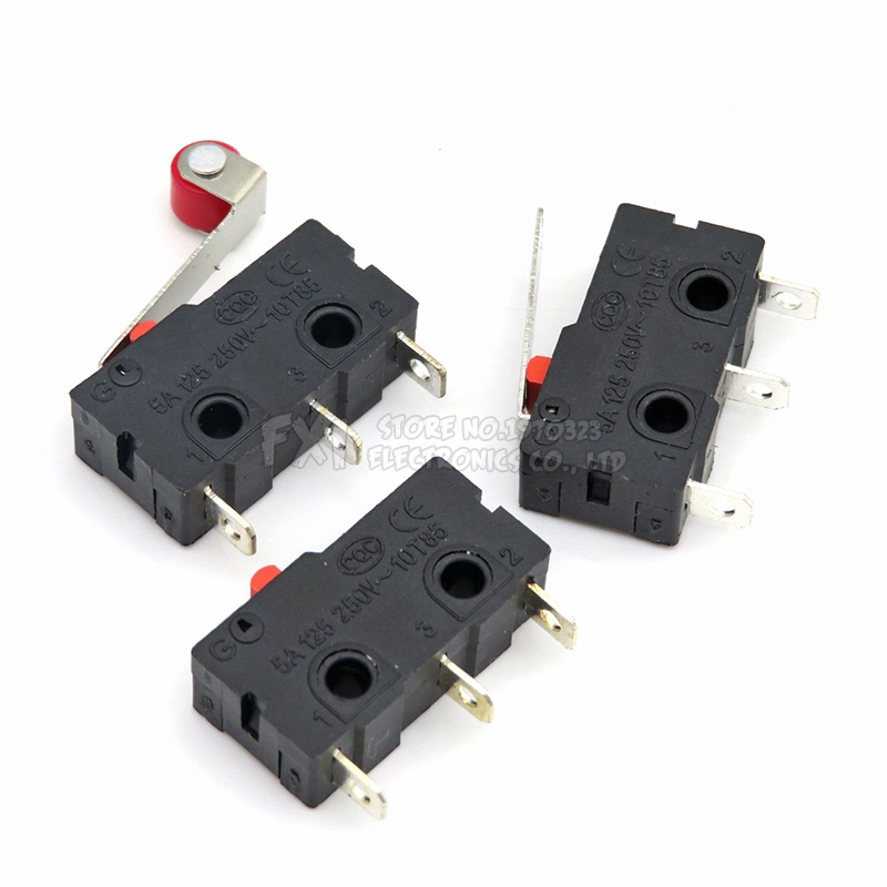 Set 10 Công Tắc Giới Hạn 3Pin KW11-3Z ibuw 5A 250VAC Chất Lượng Cao