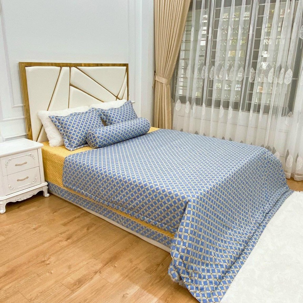 [COMBO] SET LỤA THÁI 5 món TRẦN PHỦ - Nhập khẩu lụa cao cấp