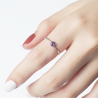 Nhẫn bạc đính đá tinh tế dành cho nữ An Gem
