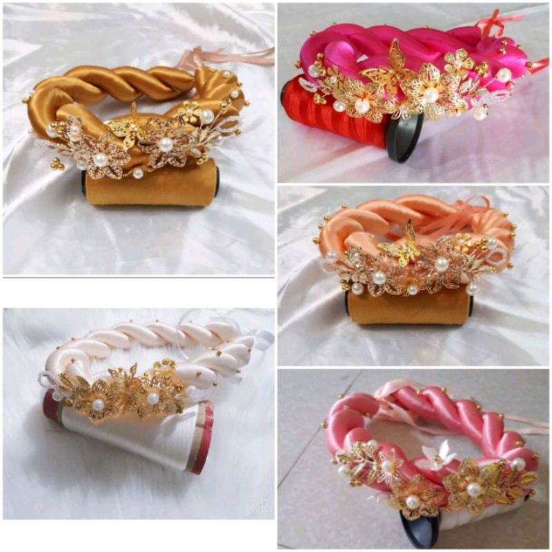 Mấn cô dâu đội áo dài