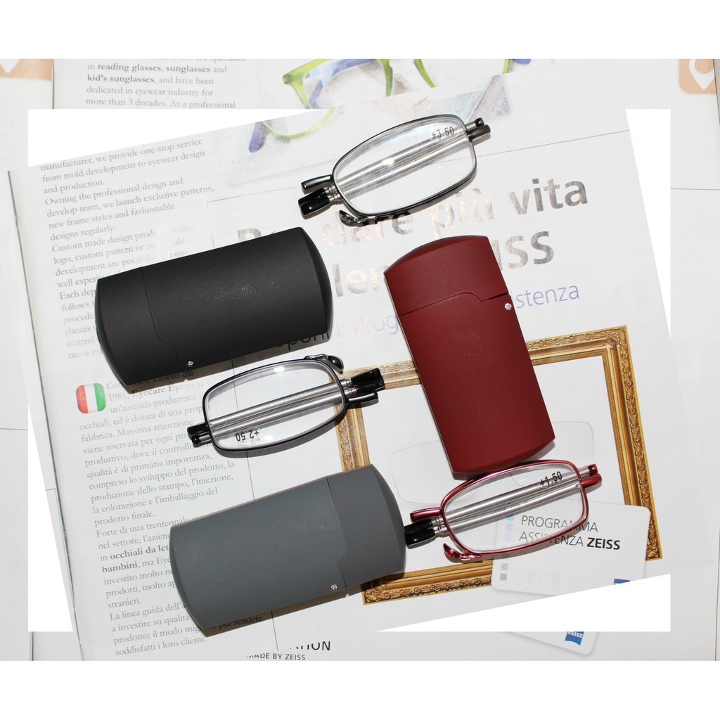 Kính cận gập gọn tiện lợi +1.0 đến +4.0 độ