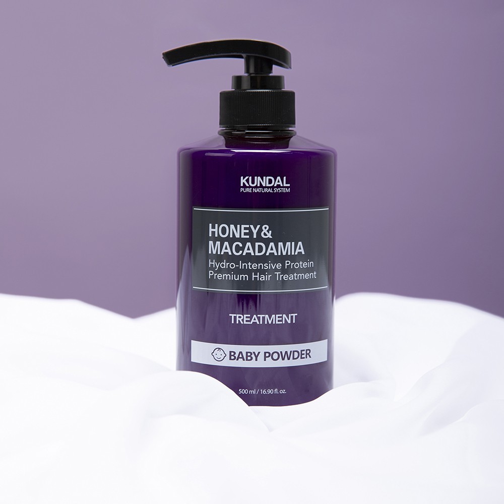  sản phẩm dưỡng ủ tóc Kundal Honey & Macadamia hương Baby Powder  500ml | BigBuy360 - bigbuy360.vn