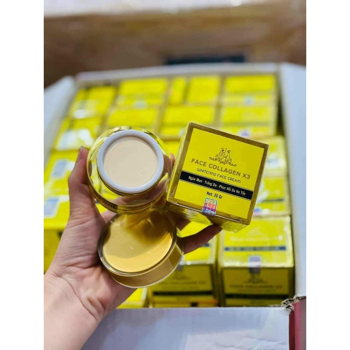 Combo Kem Face X3 Và Serum Dưỡng Collagen X3 Đông Anh