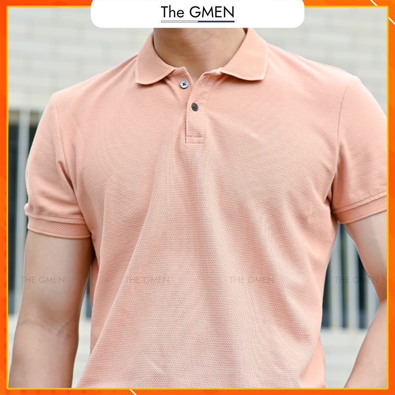[Giảm 10% Mã SKMLTSM12] Áo Polo nam The GMEN Mesh Polo Shirt 100% cotton dày dặn, chuẩn form, giá tốt | BigBuy360 - bigbuy360.vn