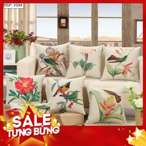 vỏ gối Sắc hoa xuân [Rẻ Vô Địch]