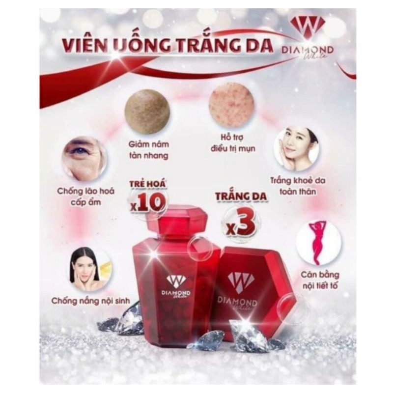 VIÊN UỐNG TRẮNG DA BEAUTY DIAMOND WHITE (TEM CÀO) | BigBuy360 - bigbuy360.vn