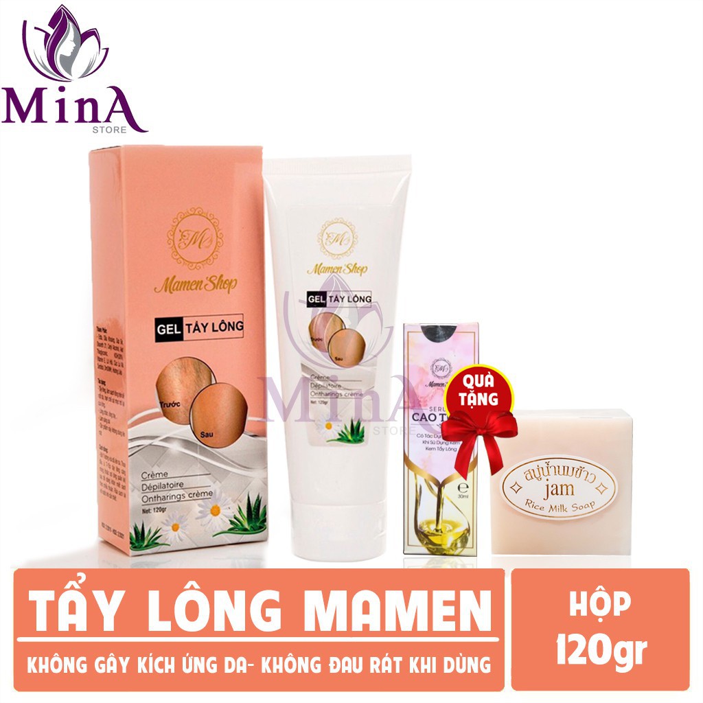 Kem Tẩy Lông Mamen Shop 120gr - Hàng Chính Hãng