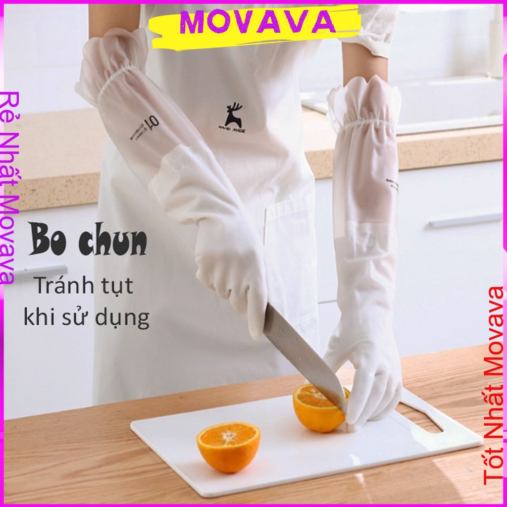 găng tay cao su rửa bát hình con hươu siêu dai Shop Movava - GTCS1