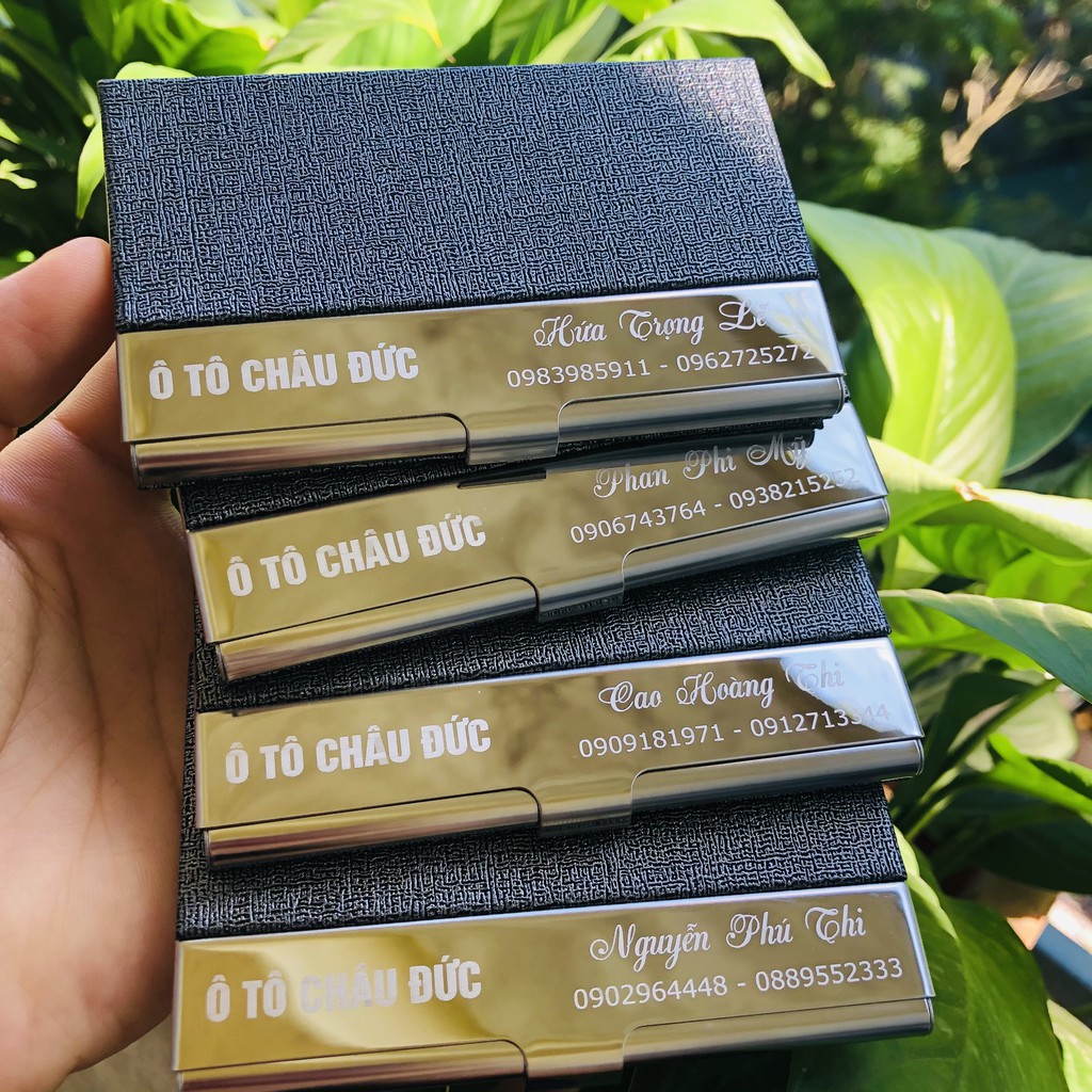 Hộp đựng name card, ATM cho các hãng oto, bán ví đựng danh thiếp khắc tên lấy ngay ở HÀ Nội