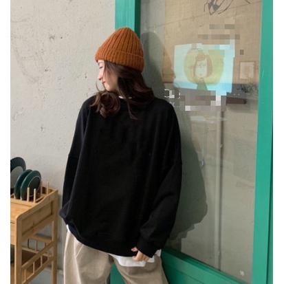 Áo Sweater Nỉ Phối Layer Form Rộng Ulzzang | BigBuy360 - bigbuy360.vn