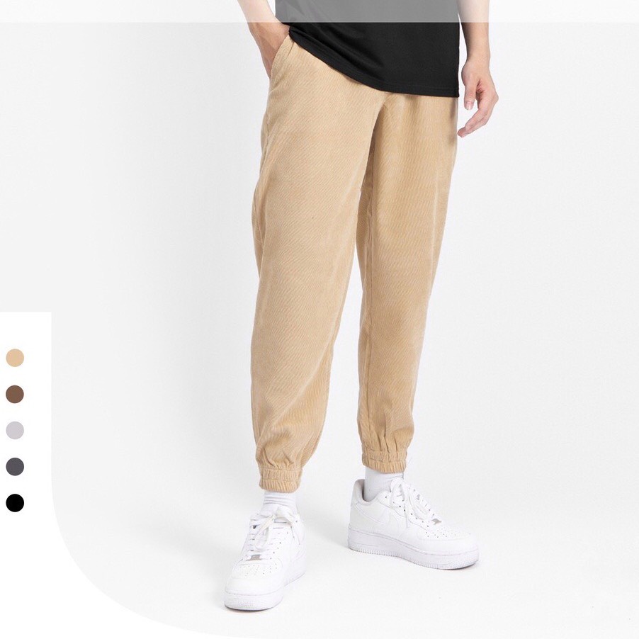 Quần Jogger nhung tăm ZATA 5 màu S1