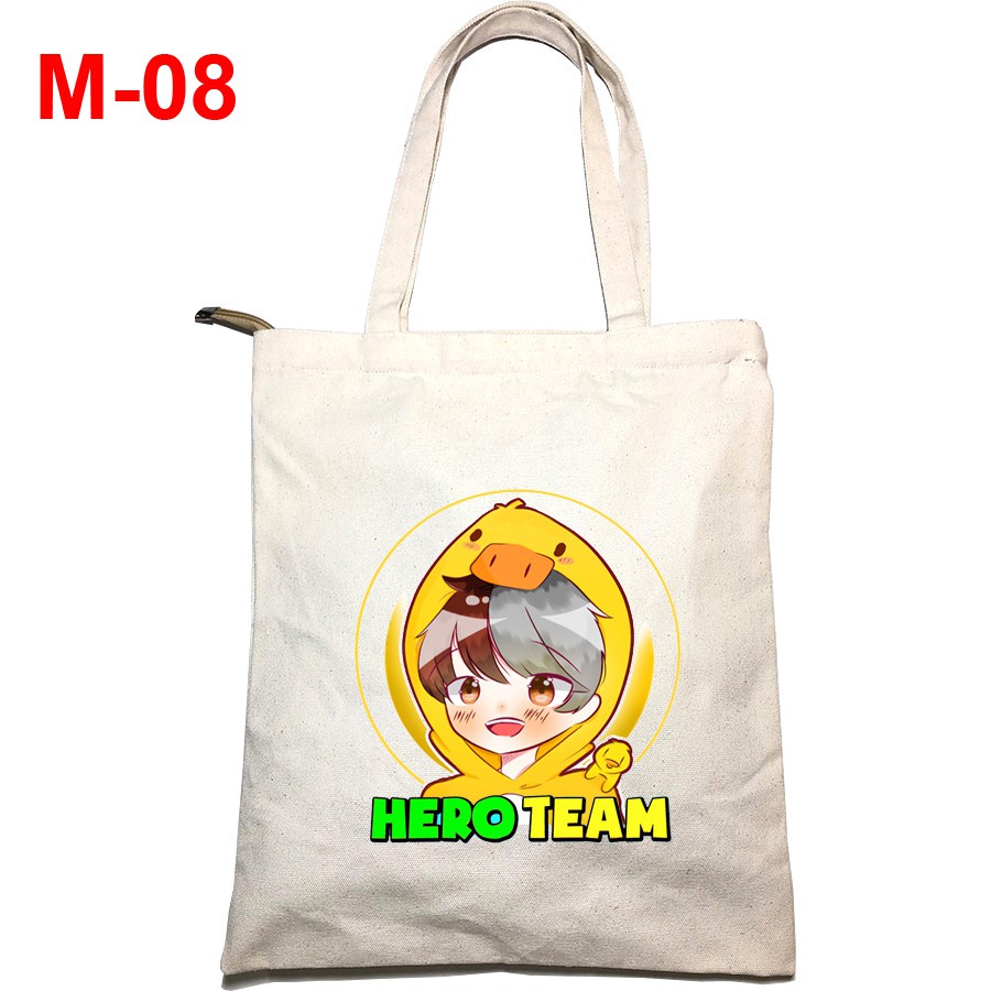 Túi Vải Bố Hero Team (nhiều mẫu)