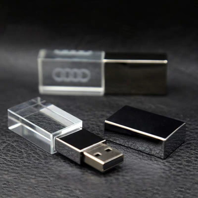 USB Pha lê khắc theo yêu cầu