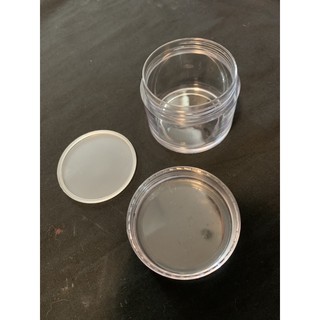 Lọ Hủ Nhựa 50g Trong Suốt 2 Lớp Nắp Vặn