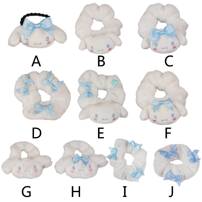 Dây Cột Tóc Co Giãn Hình Cinnamoroll Hoạt Hình Dễ Thương