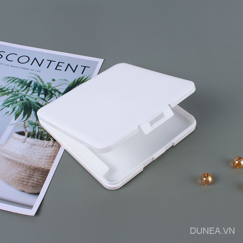 DUNEA Hộp đựng khẩu trang chống bụi bẩn không ô nhiễm dùng một lần tiện lợi