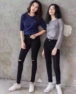 Quần Skin rách gối!💕💕💕