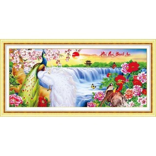 Tranh đính đá Phú Quý Bình An 120x56cm VS232