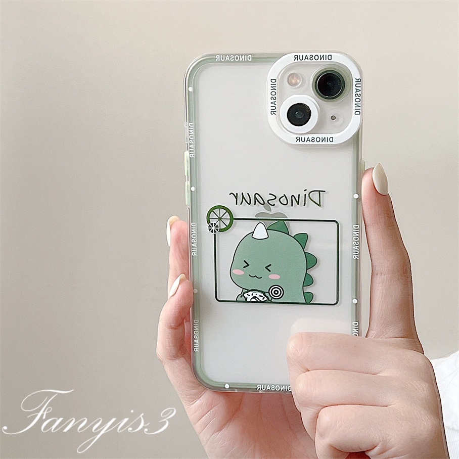 Ốp Điện Thoại TPU Mềm Trong Suốt Hình Khủng Long Cho iPhone 14 13 12 11 Pro Max XS Max XR X XS 8 7 6s 6 Plus SE 2020