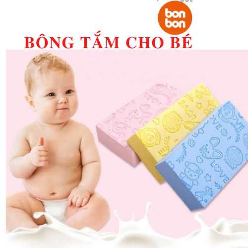 Bông Mút Tắm Bọt Biển Dễ Thương Cho Bé - Kì Cọ Ghét,Tẩy Da Chết,Siêu Mềm Mại - Dùng Cho Cả Trẻ Em Và Người Lớn