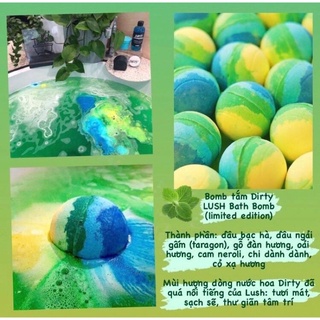 Bom tắm LUSH - Dirty bath bomb (Limited Edition)