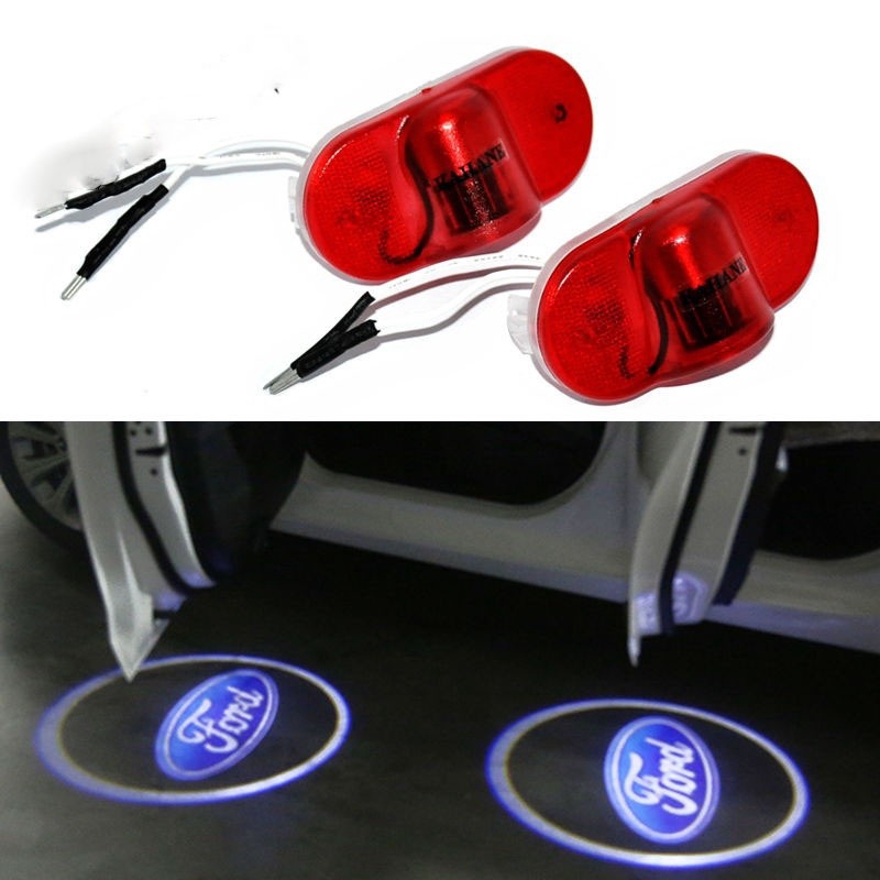 Set 2 Đèn Led Laser Chiếu Logo Gắn Cửa Xe Hơi Ford Mono S-Max