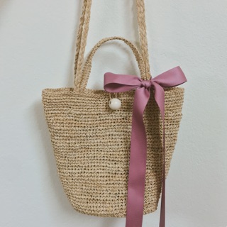 Túi cói handmade đi biển