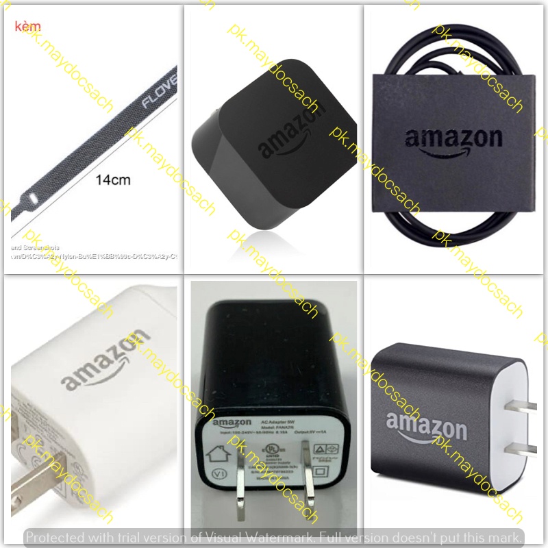 Sạc, cáp cho máy đọc sách Kindle Chính hãng Amazon