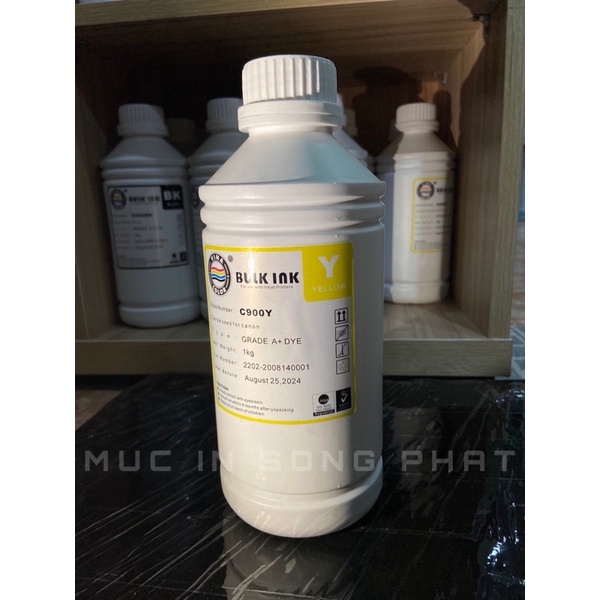 Mực nạp, mực bơm máy in phun CA/HP  Bulk ink loại 1 lít