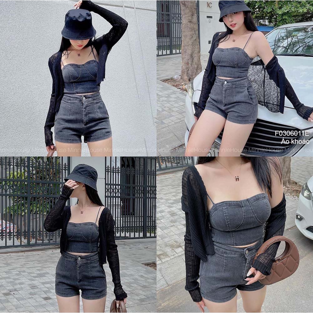 Áo khoác len mỏng kiểu gài một nút tay dài hàng QC!