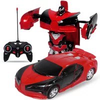 Đồ Chơi Trẻ Em Xe Biến Hình Robot Điều Khiển Từ Xa Bugatti