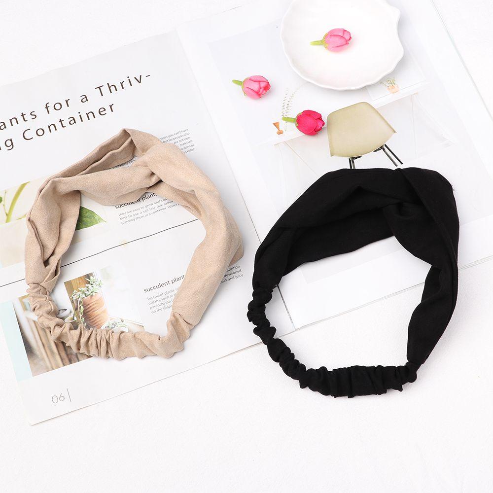 Băng Cài Đầu Co Giãn Thắt Nút In Họa Tiết Cho Nữ