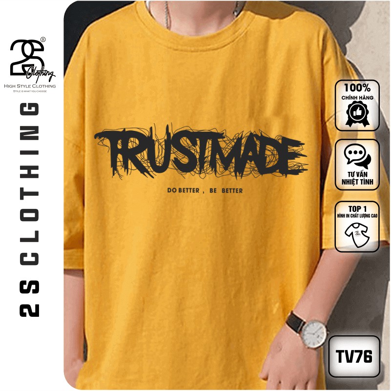 Áo Thun Tay Lỡ 2s Clothing Áo Phông ADLV Unisex Nam Nữ Cotton Oversize Form Rộng Giá Rẻ In Hình Nam Tính Hàn Quốc TV76 | BigBuy360 - bigbuy360.vn