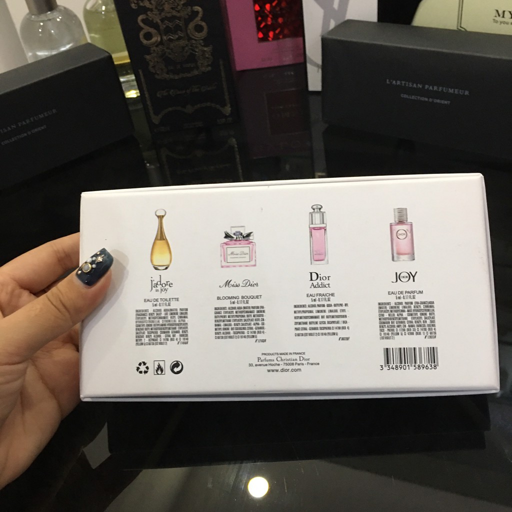 ❤️Chính Hãng❤️ Combo Sét 4 nước hoa dior Dior 5ml, dịu dàng tinh tế, | Thế Giới Skin Care