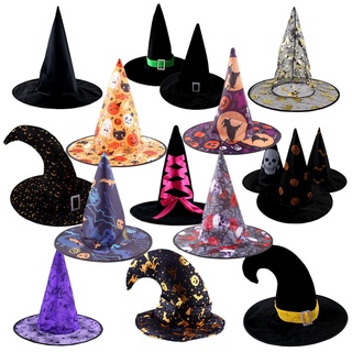 Nón Hóa Trang Phù Thủy Halloween Cho Bé Gái 65g