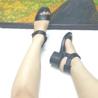 Sandal quai ngang cao 3 phân