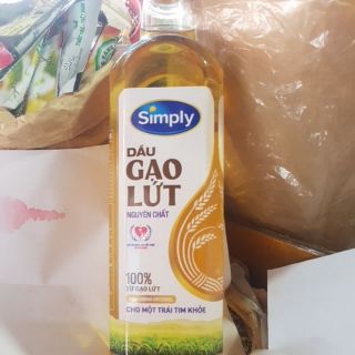 Combo 2 chai Dầu gạo lứt 1lít