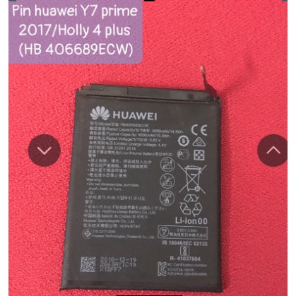 Pin HB406689ECW y7 prime 2017/holly 4 plus huawei (Pin bóc máy)