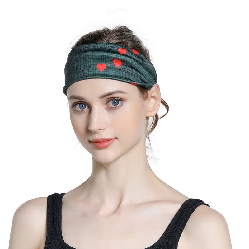 Băng Đô Cài Tóc Co Giãn In Họa Tiết Hình Điện Cực Cho Nam Và Nữ