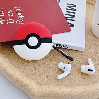 Vỏ silicon cho tai nghe Airpods Pro hình Quả Cầu Bảo Bối Pokemon