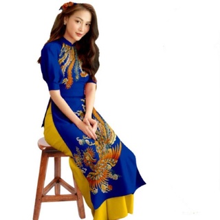SET ÁO DÀI CÁCH TÂN IN PHỤNG