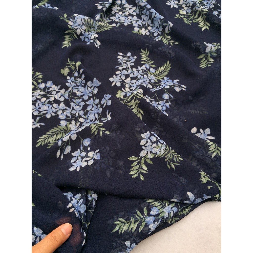 Voan chiffon 2 (Voan chiffon mềm mại, co giãn nhẹ, mát và nhẹ bay) | BigBuy360 - bigbuy360.vn